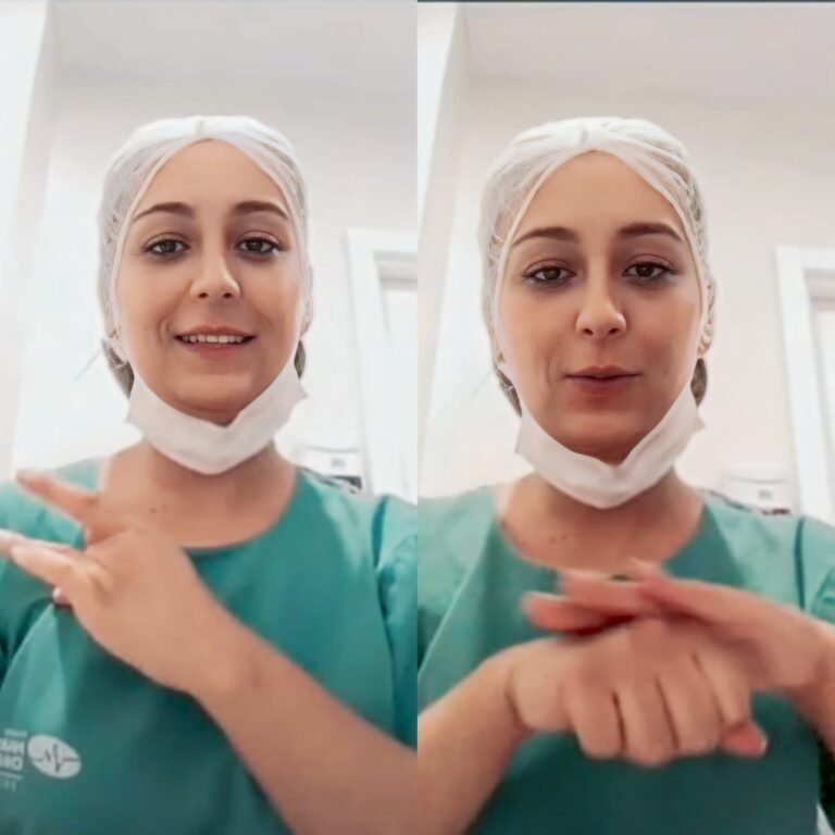 Enfermeira Débora aprendeu Língua Brasileira de Sinais em chamada de vídeo para repassar estado de saúde de paciente